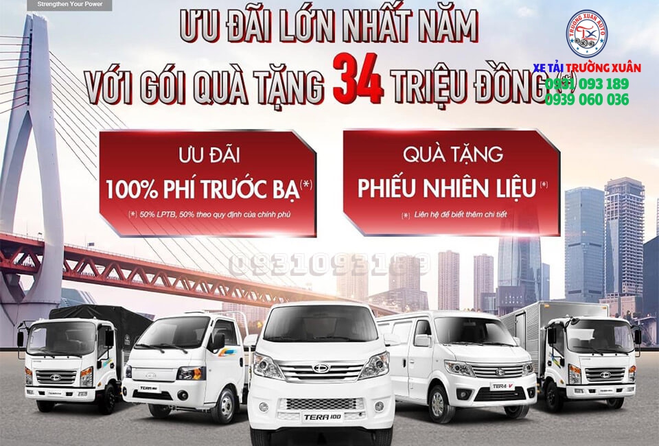 CHƯƠNG TRÌNH KHUYẾN MÃI XE TERACO